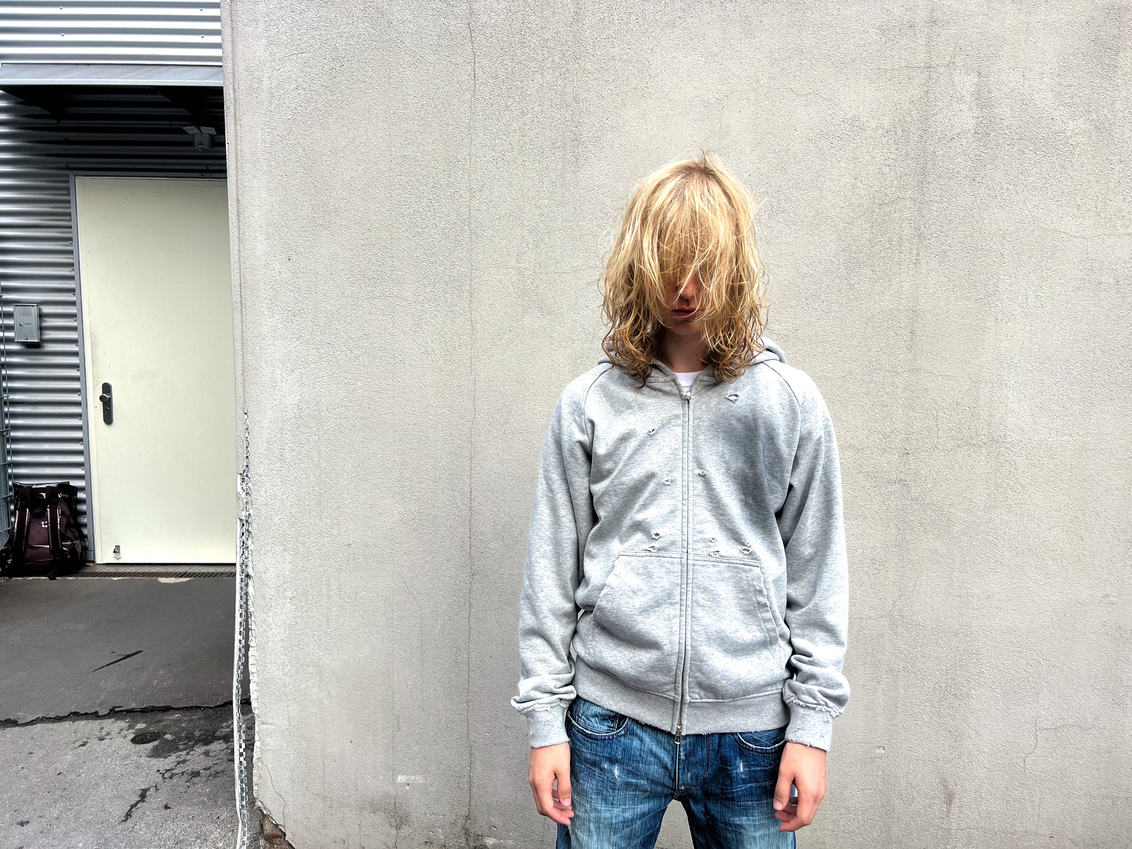 Smoked Mark Zip Hoodie