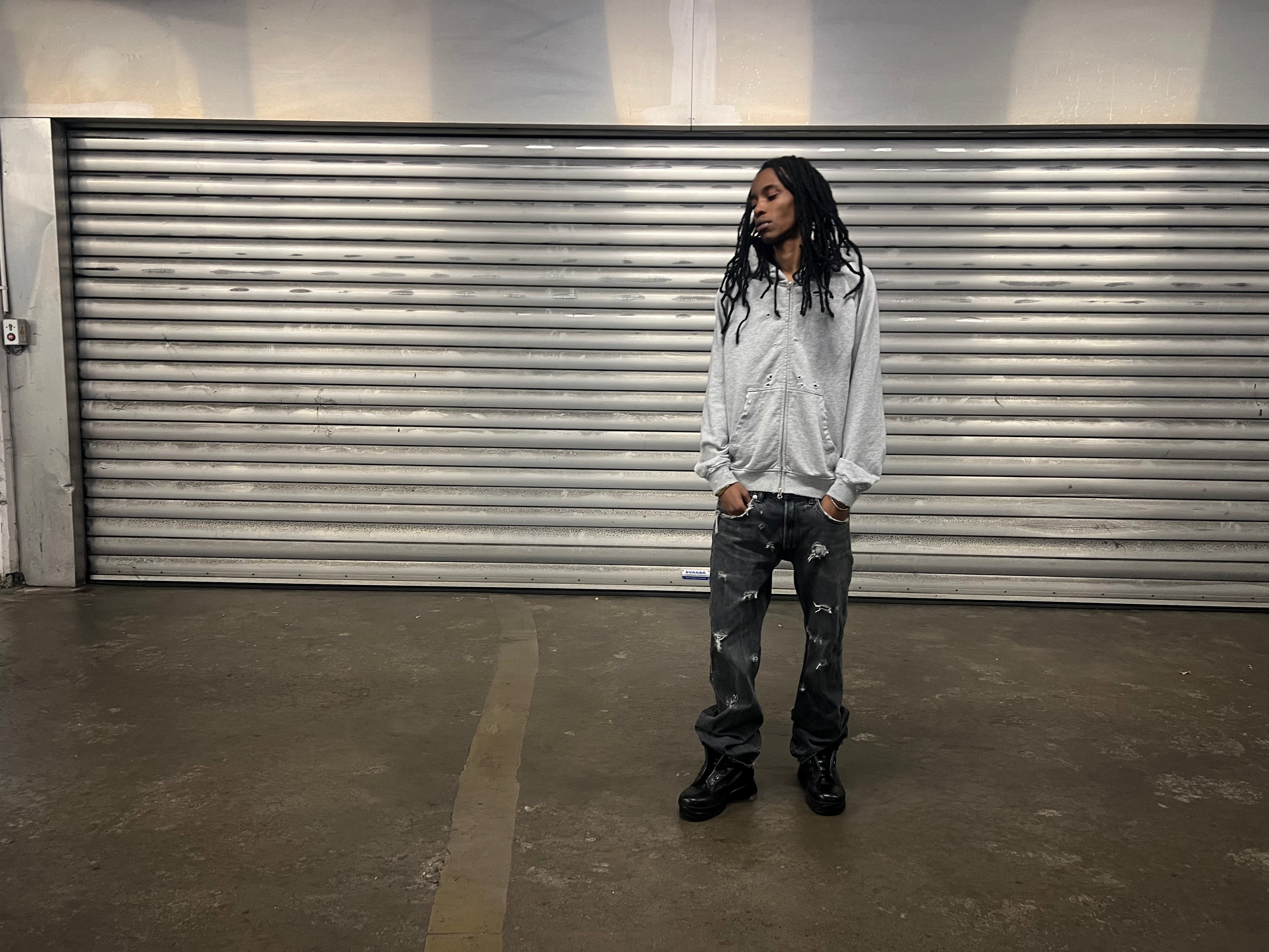 Smoked Mark Zip Hoodie